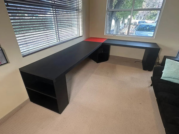 Desk Re-Wrap, This Time with Di-Noc