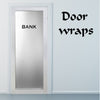 Frosted glass Door Wrap