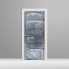 Grey Metal Door Baker City Custom Printed Door Wrap