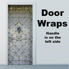 Grey Metal Door Wrap Left side