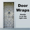 Grey Metal Door Wrap Right side