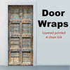 Layered Painted 4 Chain Link Door Wrap