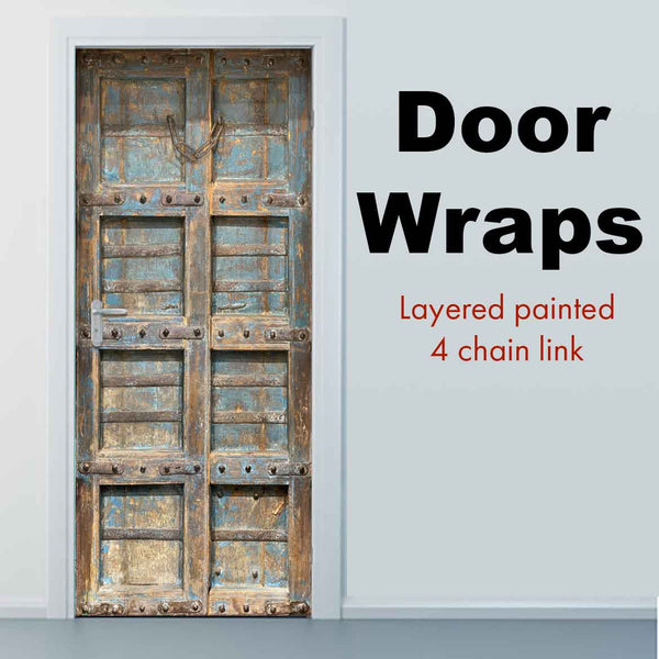 Layered Painted 4 Chain Link Door Wrap