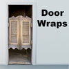 Old Saloon Wooden doors - door wrap