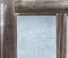 Salvaged weathered 4 window door wrap Close up left side