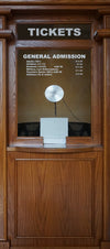 Ticket Booth Door Wrap