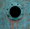 Oxidized Copper Ship Vinyl Door Wrap