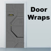 Star Trek Grey Door Wraps Left side