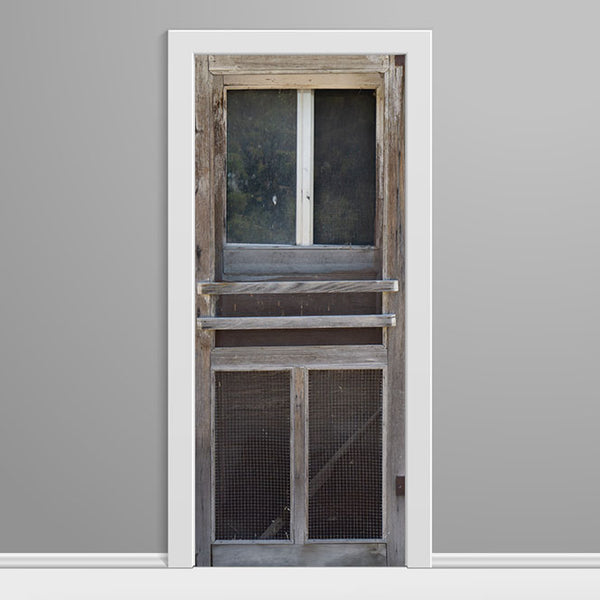 Old Western Screen Door Wrap