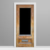 Vintage Store front door wrap Blank