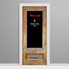 Vintage Store front door wrap loaded