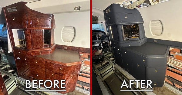 Citation 750 Private Jet Interior Wrap Project