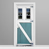 2-Window Green Dairy Farm Door Wrap