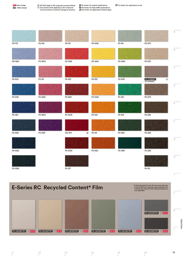 3m Color Chart Wrap 'N Graphics Vinyl Color Chart