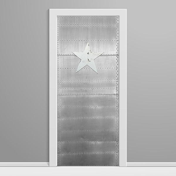 Aluminum rivets Sheet Vinyl Door wrap