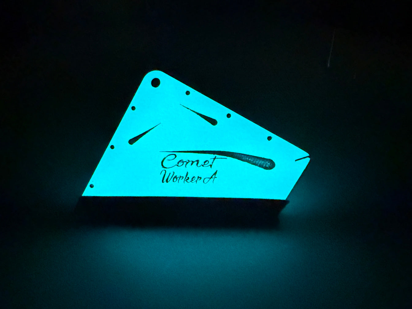 Architectural Film Squeegee Worker A Comet Glowin the Dark