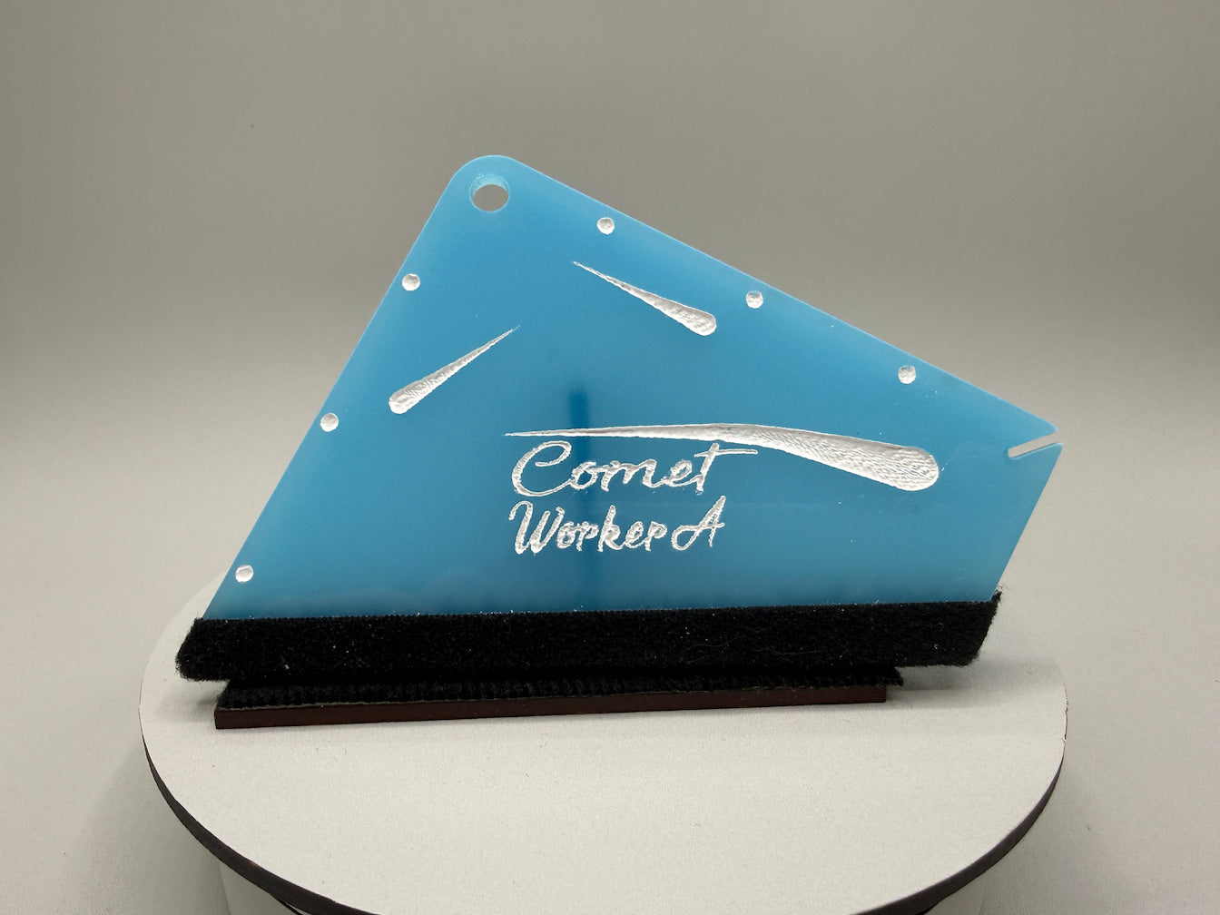 Architectural Film Squeegee Worker A Comet Glowin the Dark