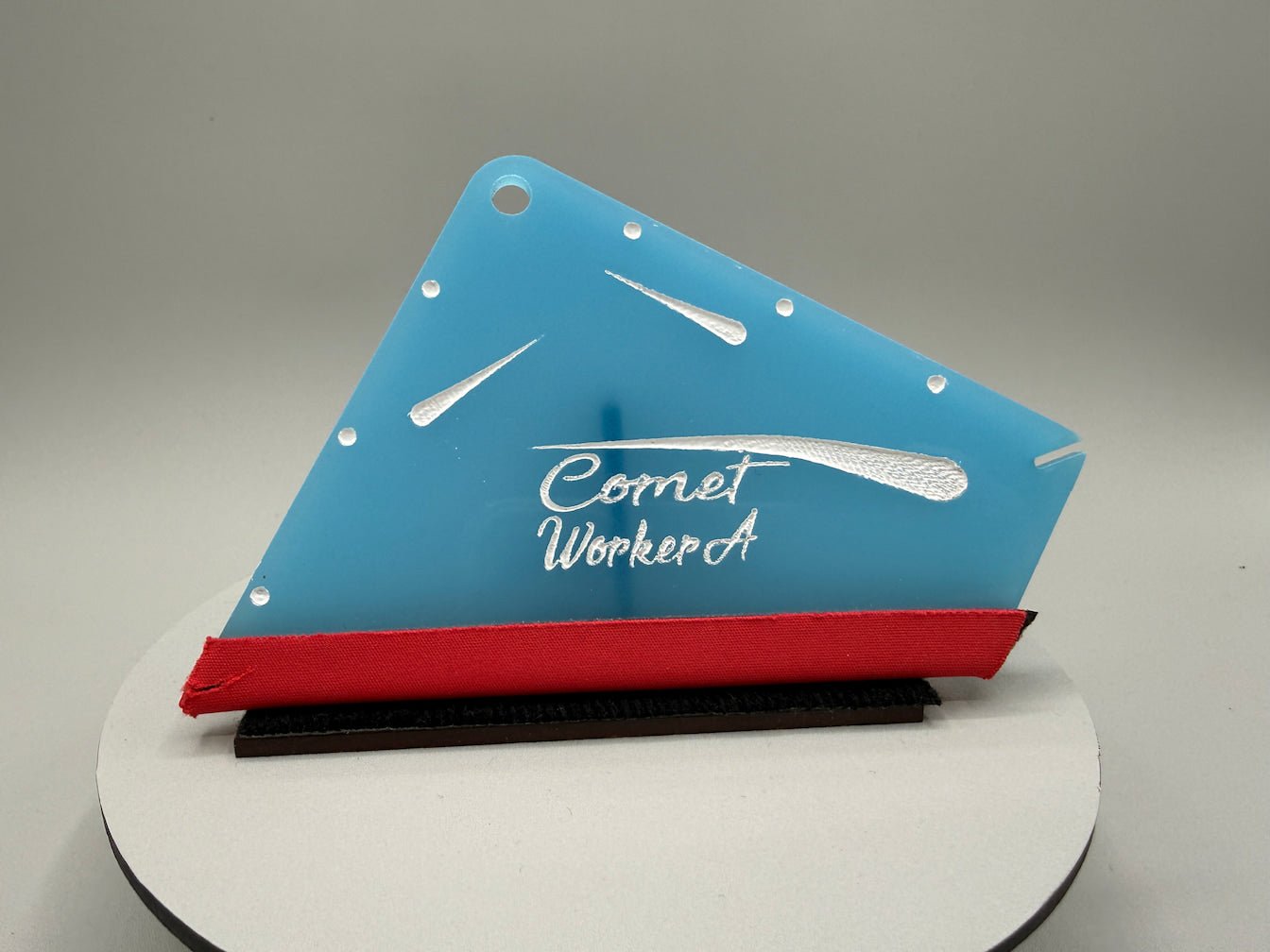 Architectural Film Squeegee Worker A Comet Glowin the Dark