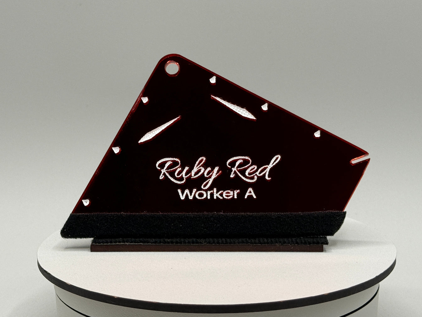 Architectural Film Squeegee Worker A Ruby Red