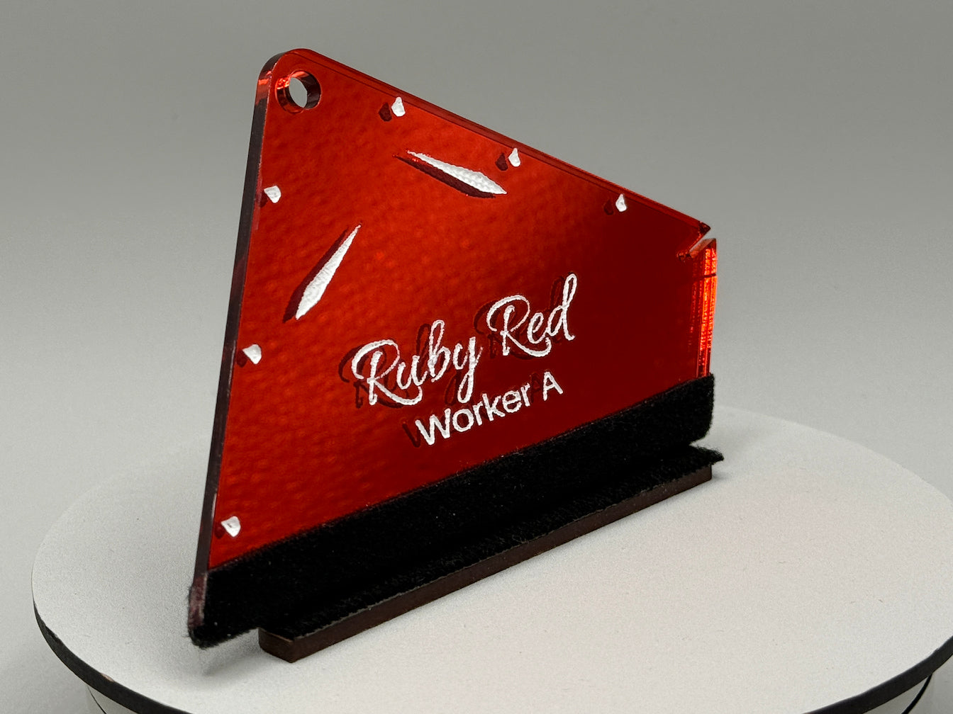 Architectural Film Squeegee Worker A Ruby Red