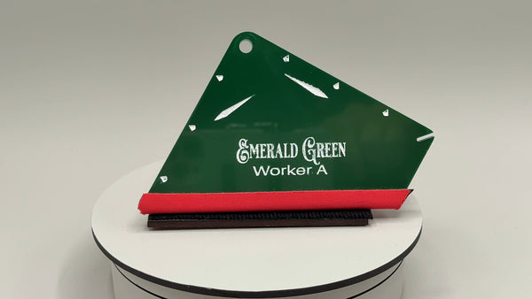 Architectural Film Squeegee Worker A Emerald Green