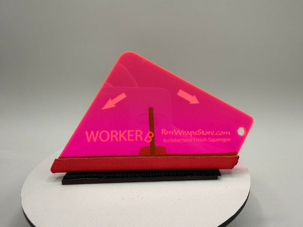 Architectural Film Squeegee Worker B Neon Pink