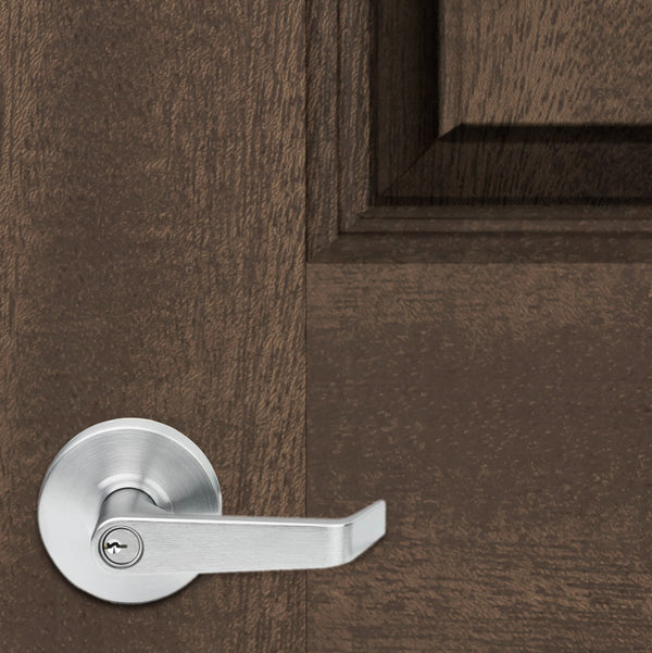 Driftwood Stain Elm 6 Panel Door Wrap