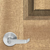 Close up Elm American Wood 6 Panel Vinyl Door Wrap