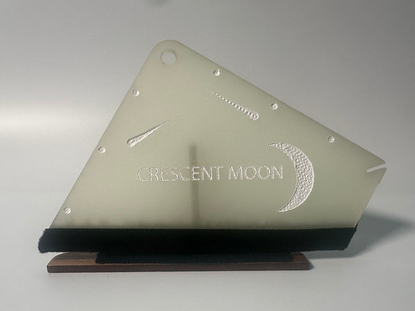 Architectural Film Squeegee Worker A Crescent Moon Glowin the Dark