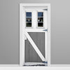 2-Window Grey Dairy Farm Door Wrap