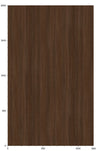 3M Di-Noc Walnut FW-1022AR Abrasion Resistant Architectural Film Pattern Scale