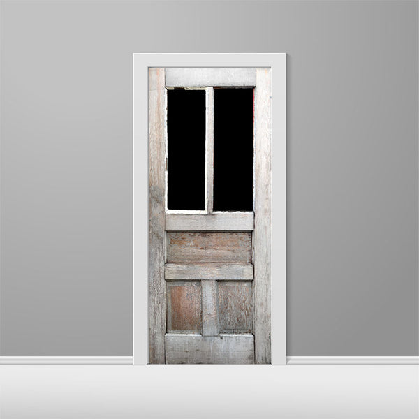 Farmhouse Weathered Wooden Door Wrap Blank