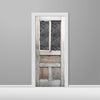 Farmhouse Weathered Wooden Door Wrap Laced