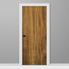 Harvest Stain Elm Slab Wood Grain Vinyl Door Wrap