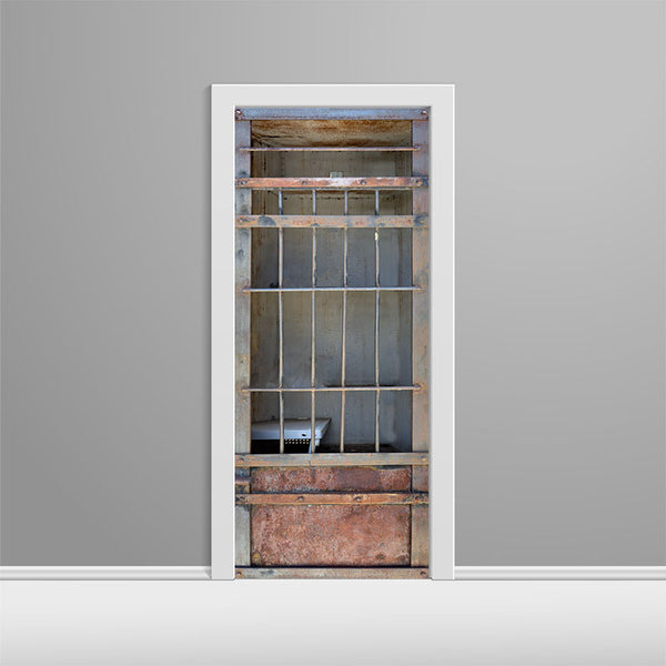 Prison Bar Door Wrap Star