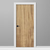 Raw Elm Slab Wood Grain Vinyl Door Wrap