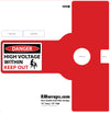 High Voltage - Danger - Push Plate Sticker