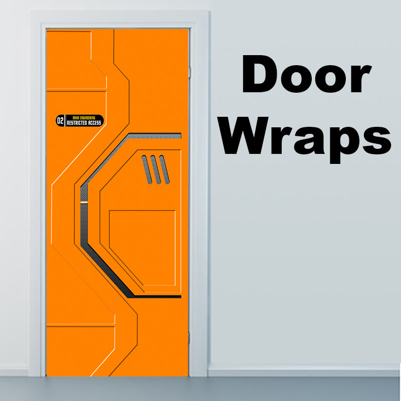 Star Trek Orange Door Wraps left side