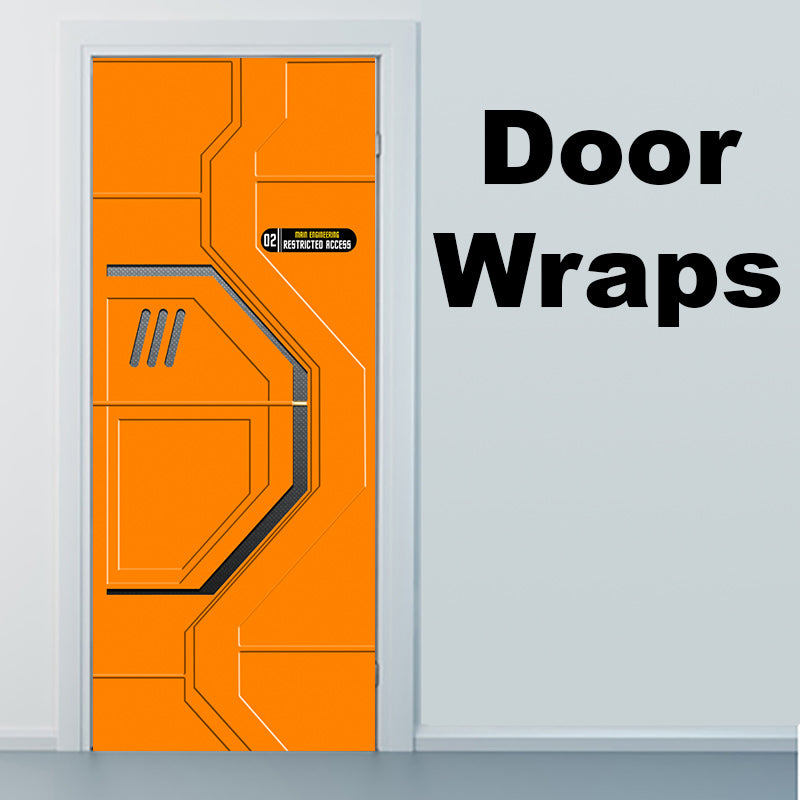 Star Trek Orange Door Wraps right side