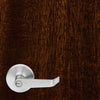 Dark Elm Slab Wood Grain Vinyl Door Wrap