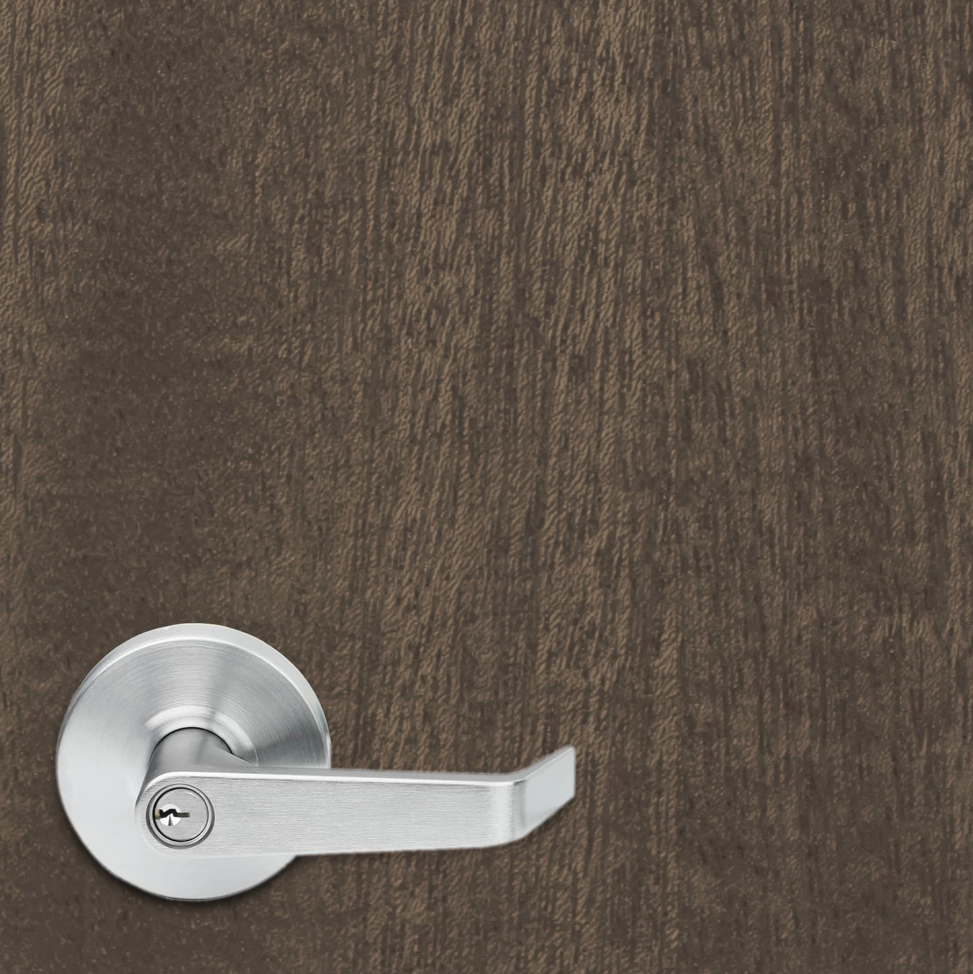 Driftwood Stain Elm Slab Wood Grain Vinyl Door Wrap