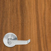 Walnut EA Finish Slab Vinyl Door Wrap