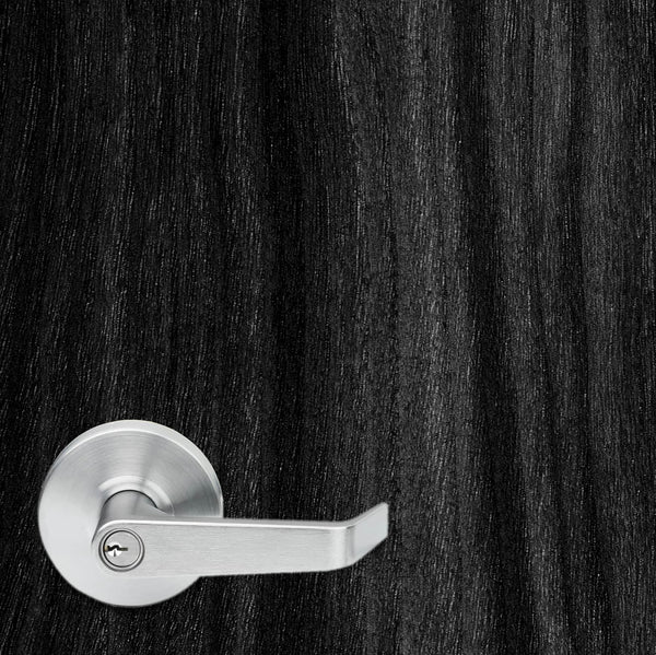 Walnut Ebony Finish Slab Vinyl Door Wrap