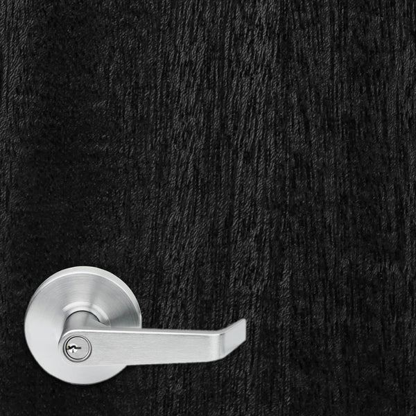 Ebony Elm Slab Wood Grain Vinyl Door Wrap
