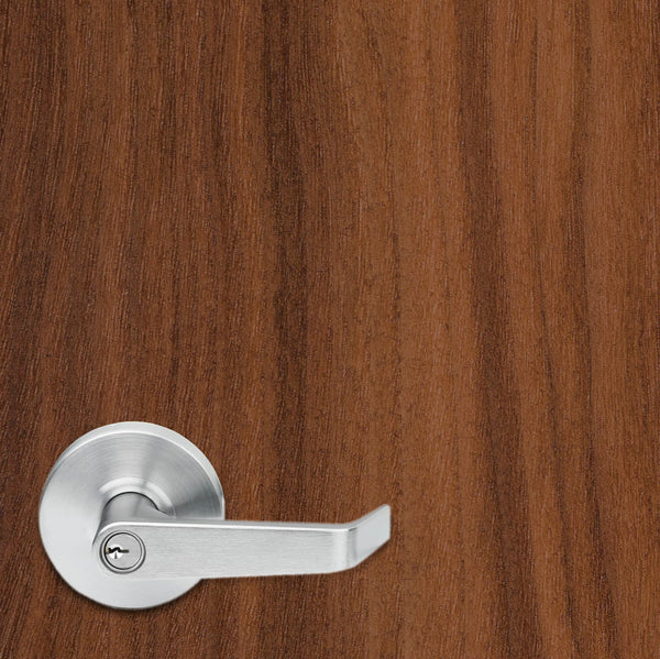 Walnut Oil Finish Slab Vinyl Door Wrap