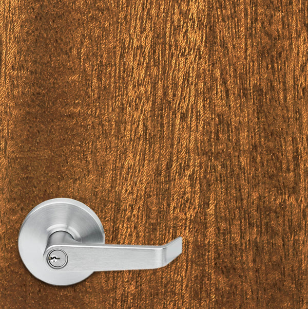 American Elm Slab Wood Grain Vinyl Door Wrap