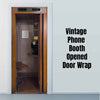 Vintage Phone Booth Door Wrap