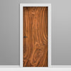 Walnut AW Finish Slab Vinyl Door Wrap