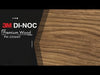 30 second spinner video of a 3M Di-Noc Architectural Finish pattern applied to a compound 3D surface to show how it is applicable to complex shapes and how its surface finish interacts with overhead lighting. 