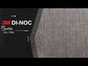 30 second spinner video of a 3M Di-Noc Architectural Finish pattern applied to a compound 3D surface to show how it is applicable to complex shapes and how its surface finish interacts with overhead lighting. 